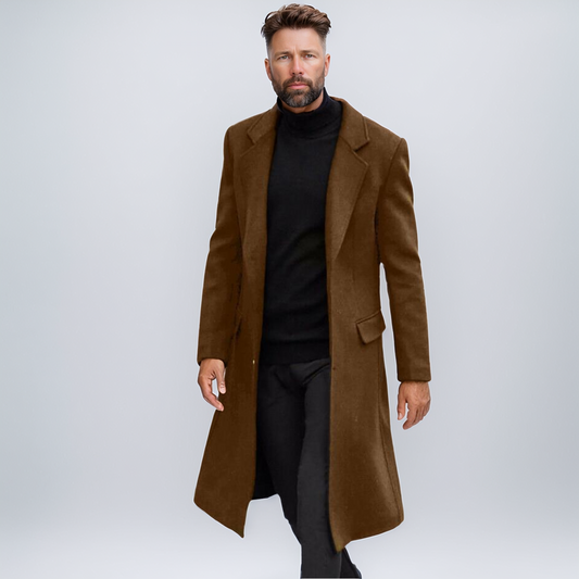 Quentin | Stylish Knee-Length Overcoat for Men