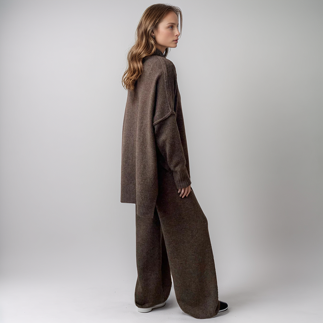 Abby - Pullover Sweater Top and Pant Sets