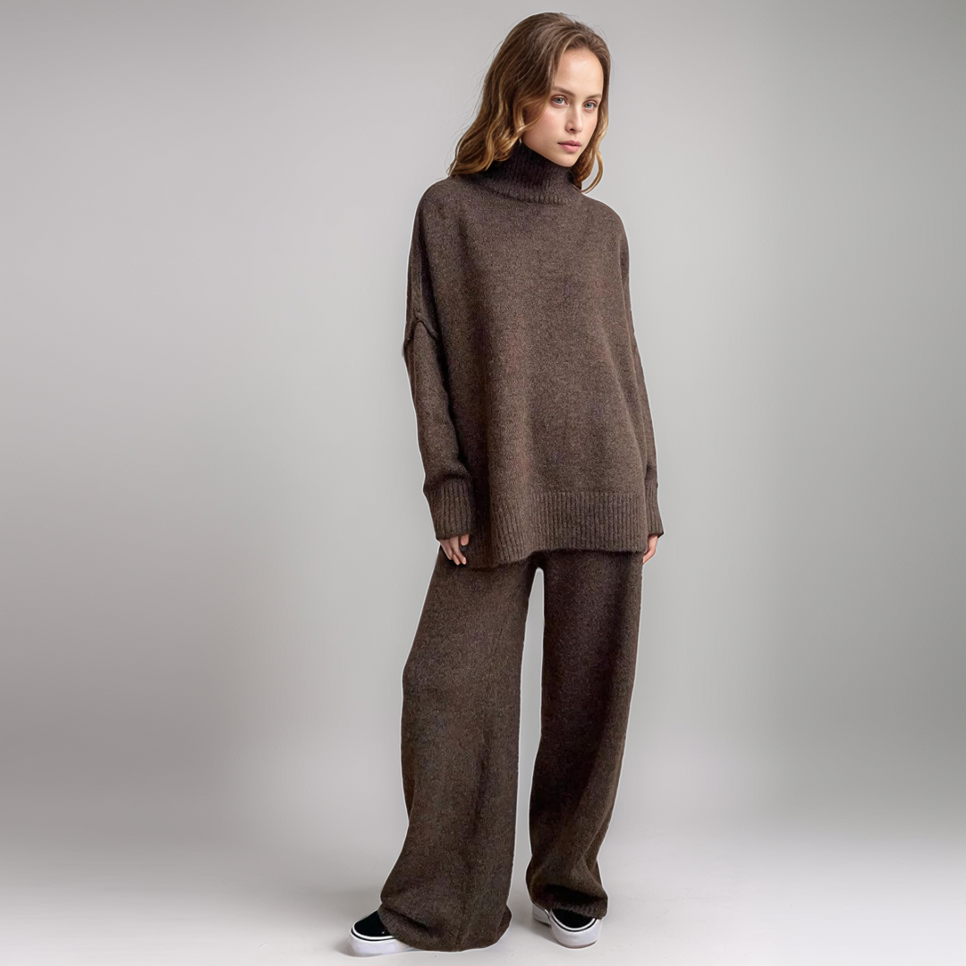 Abby - Pullover Sweater Top and Pant Sets