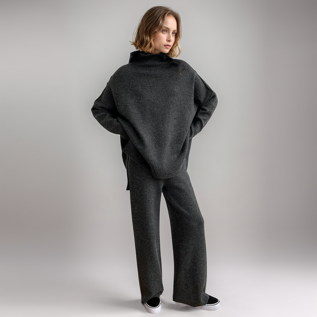 Abby - Pullover Sweater Top and Pant Sets